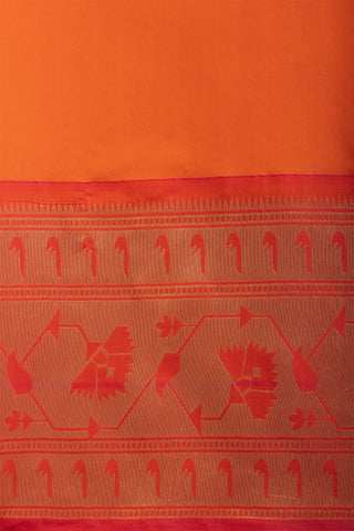 Paithani silk saree with Embroidery work and handprint  saree