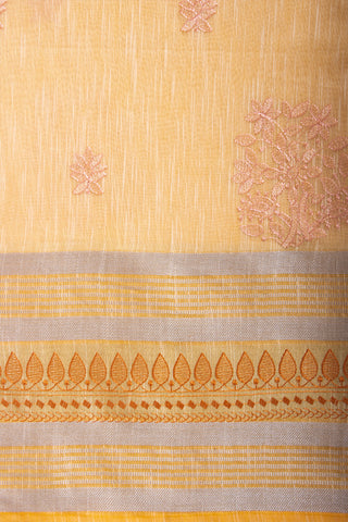 Venkatagiri cotton with embroidery work saree