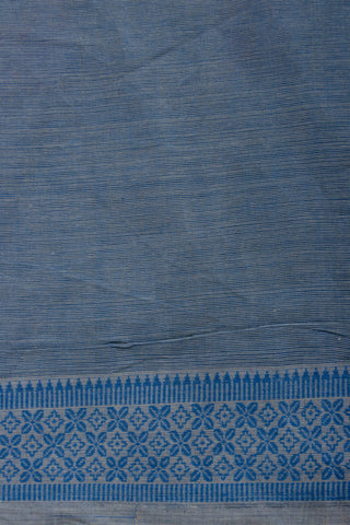 Cream color Venkatagiri Cotton saree with Peacock design weave