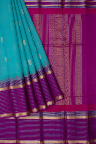 Kuppadam Saree - Pink Border Texture