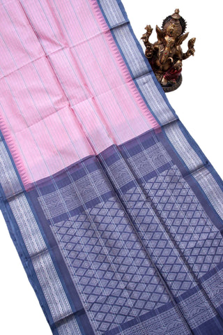 Kuppadam Saree - Light Cream Border Texture