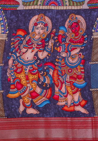 Malabari Digital Print Sarees -Premium Sarees