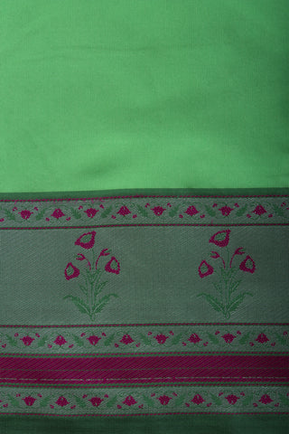 Dhaka Silk Printed Saree With Weaving Border.