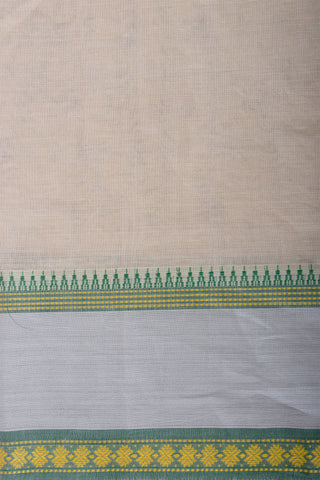 Kanchi cotton saree in floral print with texture