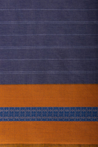 Kanchi cotton saree in floral print with texture