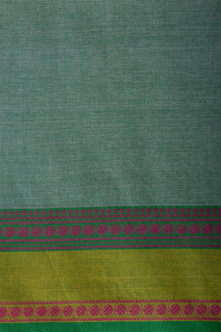 Kanchi cotton saree in floral print with texture