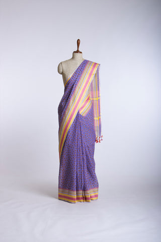 Kanchi Cotton Floral Printed Saree