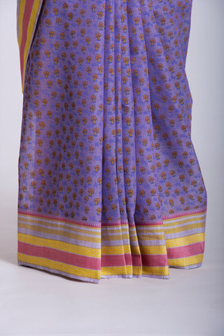 Kanchi Cotton Floral Printed Saree