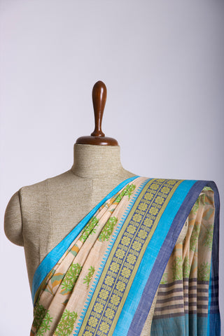 Kanchi Cotton Floral Printed Saree