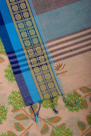 Kanchi Cotton Floral Printed Saree