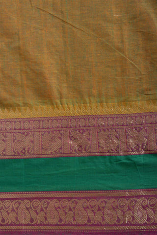 Kanchi cotton saree in butterfly print with texture