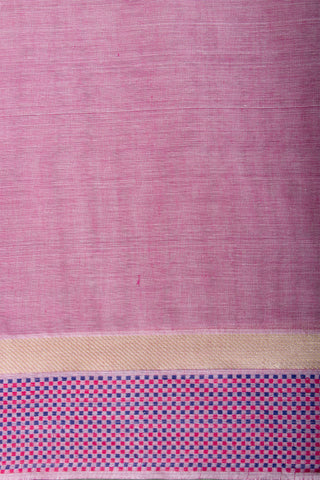 Mangalagiri cotton saree with  horizontal stripes