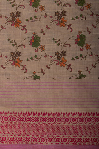 Mangalagiri cotton saree with print