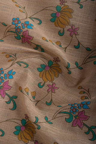 Mangalagiri cotton saree with print