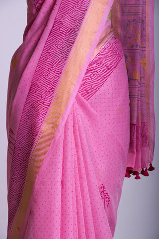 Mangalagiri cotton printed  saree