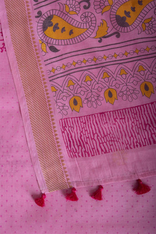 Mangalagiri cotton printed  saree