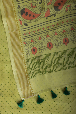 Mangalagiri cotton printed  saree