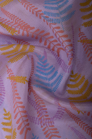 Mangalagiri Silk Pattu Saree With Peacock Weaving Border.