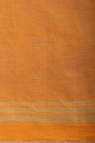 Uppada Cotton Printed Sarees With Soft Amber.