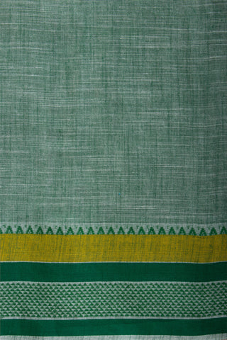 Venkatagiri Cotton Saree In Floral Print With Texture.