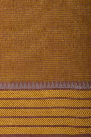 Venkatagiri cotton saree in peacock print with texture