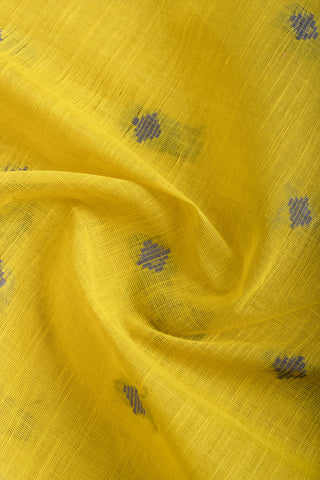 Chettinadu Cotton Saree In Sky Blue With Buta.