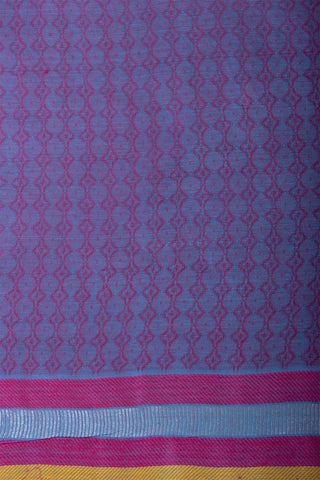 Embose Cotton Saree With Allover Buta