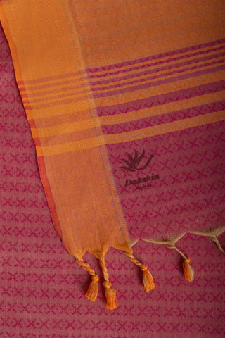 Embose Cotton Saree With Allover Buta Weaving