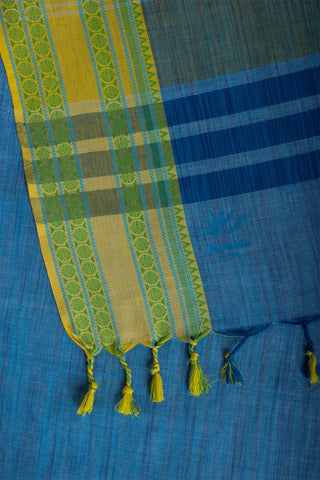 Ikkat cotton saree with texture