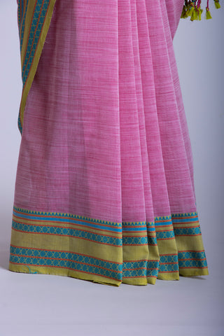 Ikkat cotton saree with texture