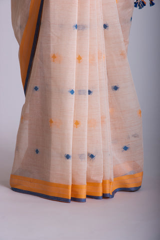 Ikkat Cotton Saree With Buta