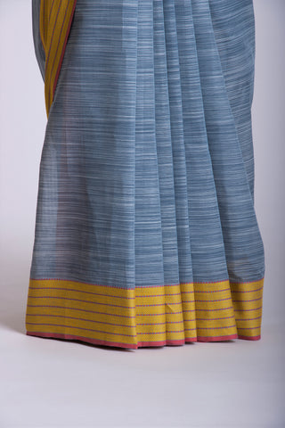 Ikkat Cotton Saree With Texture