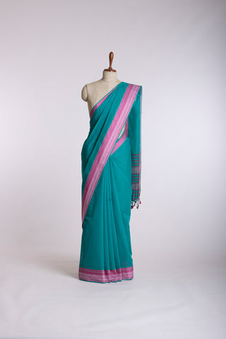 Kanchi cotton saree with texture