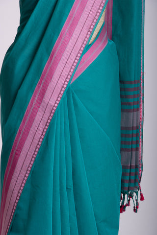 Kanchi cotton saree with texture