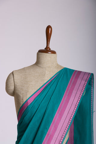 Kanchi cotton saree with texture