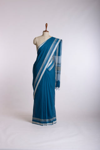 Kanchi cotton saree with  with texture