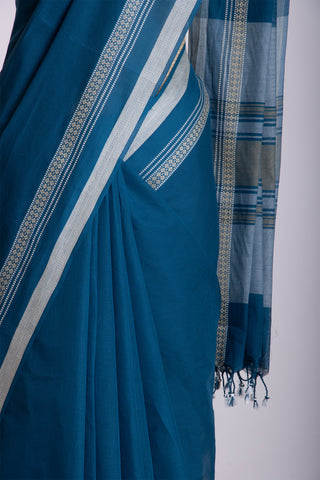 Kanchi cotton saree with  with texture