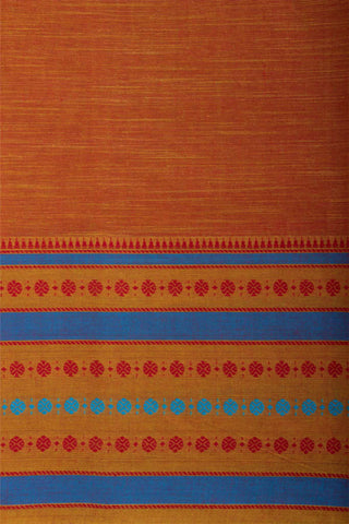 Kanchi cotton plain saree with texture