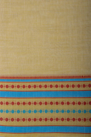 Kanchi cotton plain saree with texture