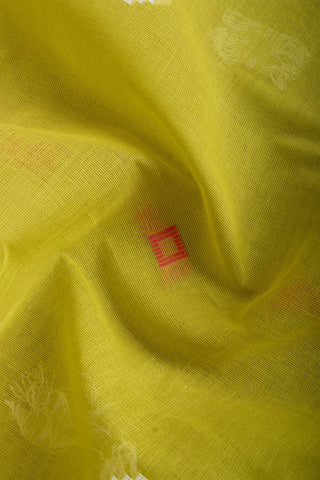 Kanchi cotton butta weaving saree with texture