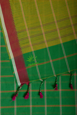 Mangalagiri Cotton Sarees With All Over Checks.