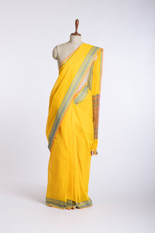 Mangalagiri Cotton Sarees With Stripes.