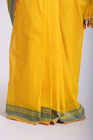 Mangalagiri Cotton Sarees With Stripes.