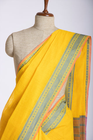 Mangalagiri Cotton Sarees With Stripes.