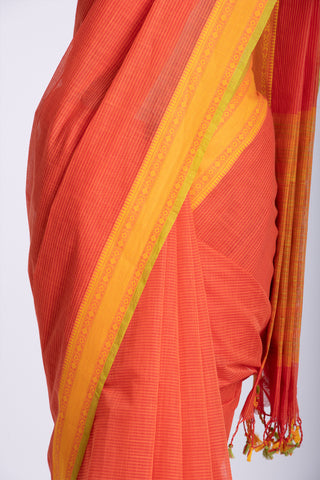 Mangalagiri Cotton Sarees With Stripes.