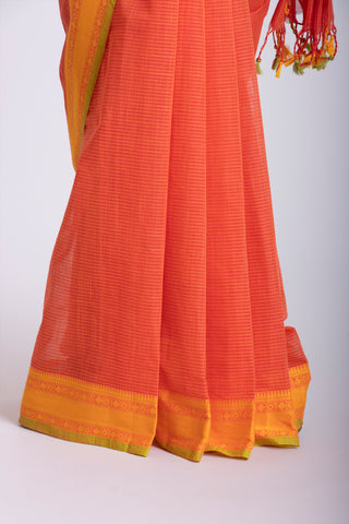 Mangalagiri Cotton Sarees With Stripes.