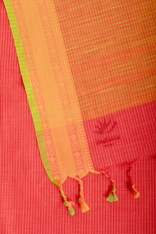 Mangalagiri Cotton Sarees With Stripes.