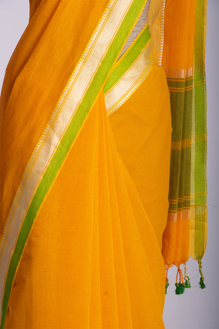 Mangalagiri plain cotton saree