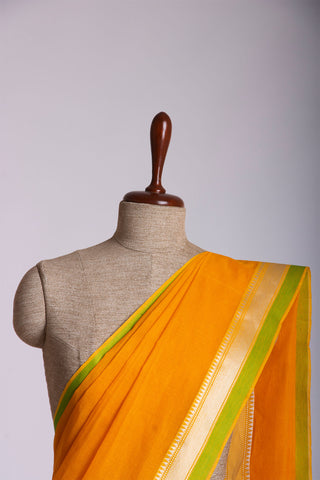 Mangalagiri plain cotton saree