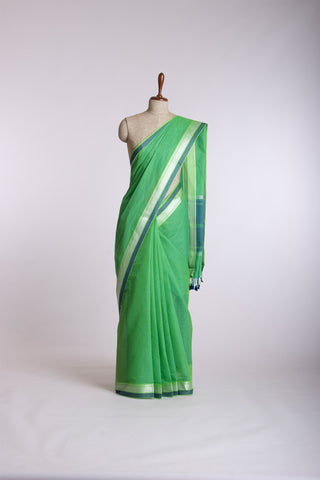 Mangalagiri plain cotton saree